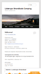 Mobile Screenshot of loderupsstrandbadscamping.se